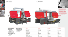 Sierra de banda semi automática de la Serie CH Serie CH650-CH800