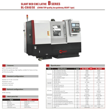 .BL-CK40 50 BL-CBK63 LEZ SLANT CNC TORNO