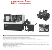 BL-S40 50 Slant Bed CNC torno 