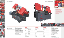 Sierra de banda totalmente automática de la serie CS CS CS280HA-CS330HB