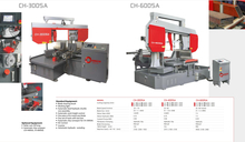  Sierra de banda totalmente automática de columna CH300S-CS280S