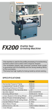 Máquina de molienda de herramientas Profle FX200