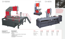 Máquina de aserración de banda vertical de la serie CV CV CV100150-CV4070