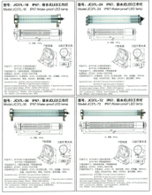 Lámpara de prueba de agua de metal LED de la serie JC37L IP67