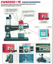 Máquina de perforación radial de eficiencia Hign inteligente Vario ZWB3050x16