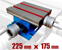 Stół Krzyżowy do Wilarki Frezarki Tokarki 225x175 mm