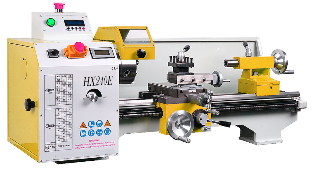 Máquina de torno semi-CNC HX240E