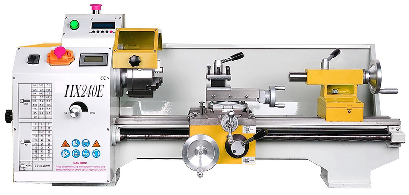 Máquina de torno semi-CNC HX240E