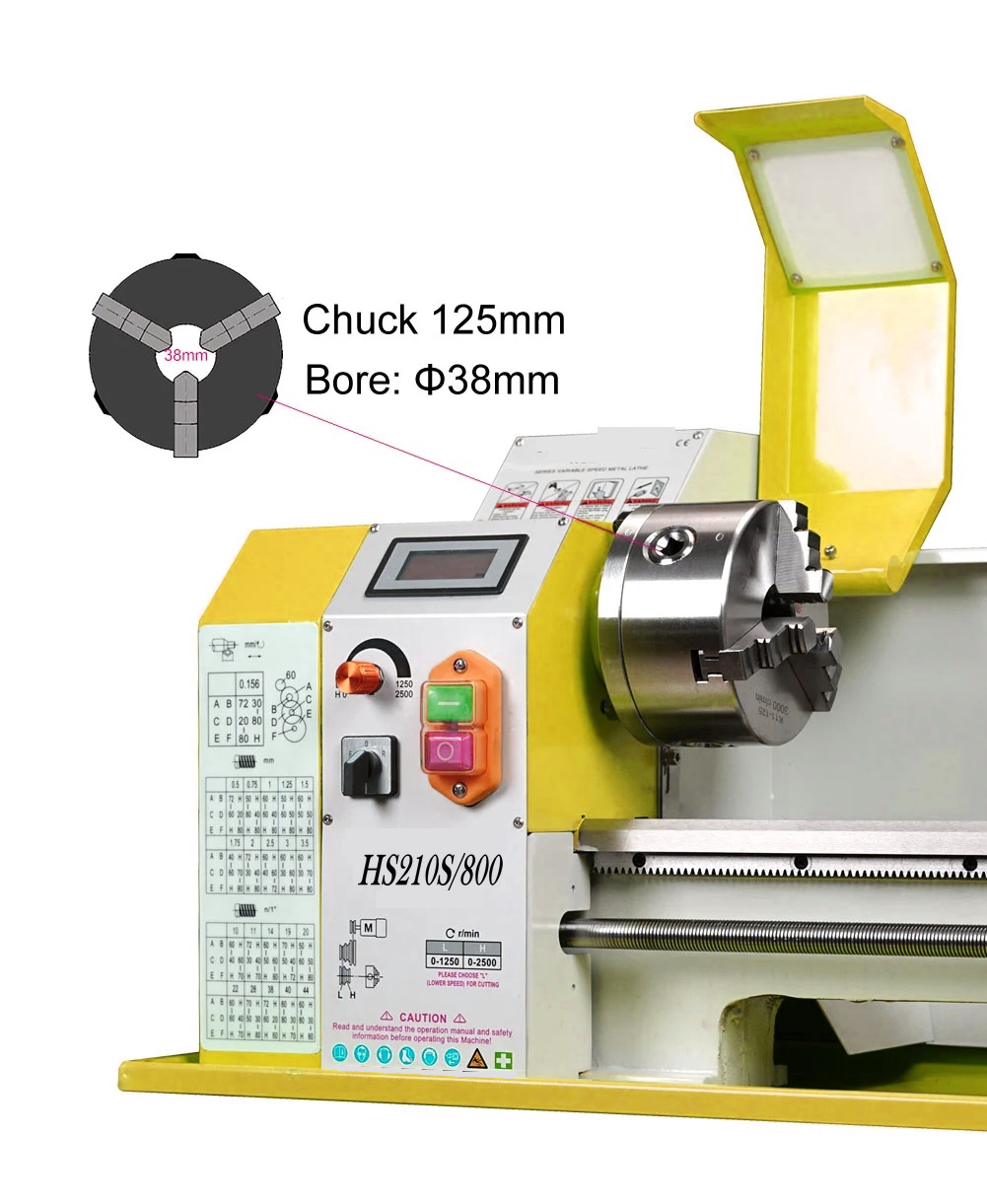 HS210SX800 900W Potencia nominal Potencia Motor sin escobillas de 6 mm de espesor Mini toque de metal