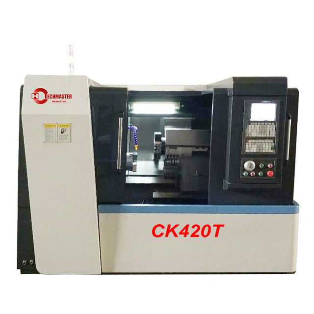  Cama inclinada horizontal CNC torno ck420t