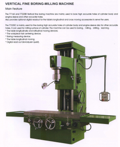 Máquina vertical fina de molienda de molienda T716A-T7220B-T7220C