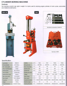 Máquina de perforación de cilindro SBM100-T807