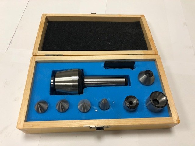 Mitlaufende Körnerspitze Mk 5 - set