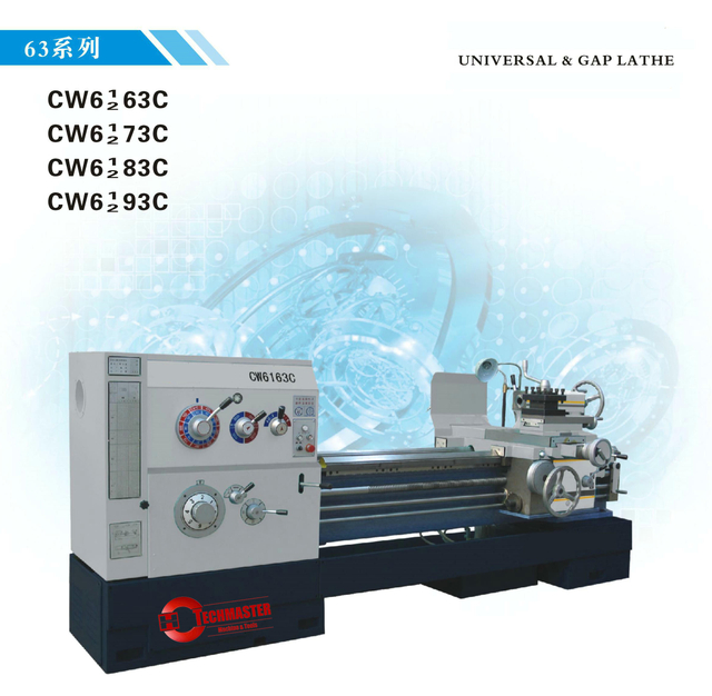 Serie de torno de motor grande CW63 