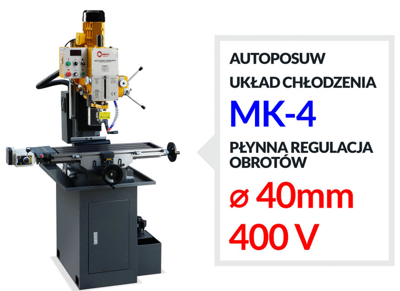Máquina de perforación y fresado totalmente industrial Velocidad de Vario Zay7040v