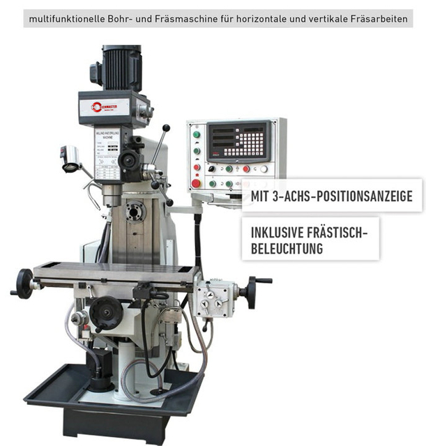 Máquina de fresado y perforación MF2HV