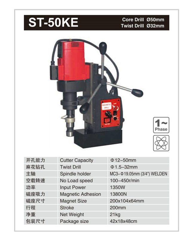 Taladro magnético ST-50ke