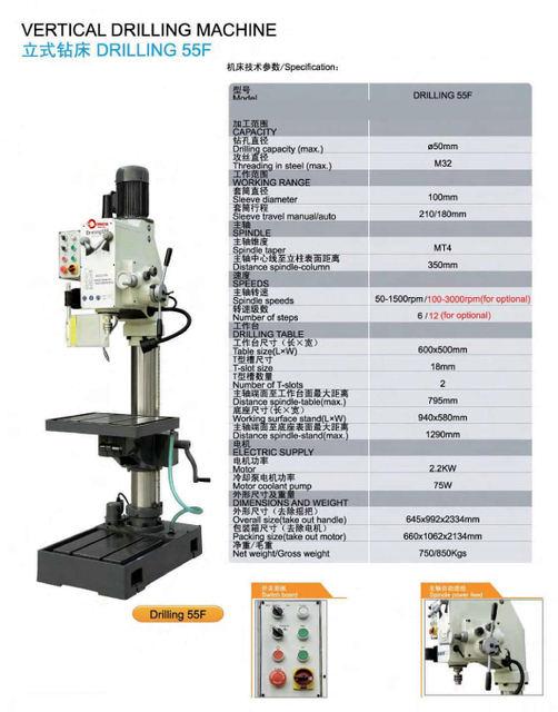 Máquina de perforación DR55F