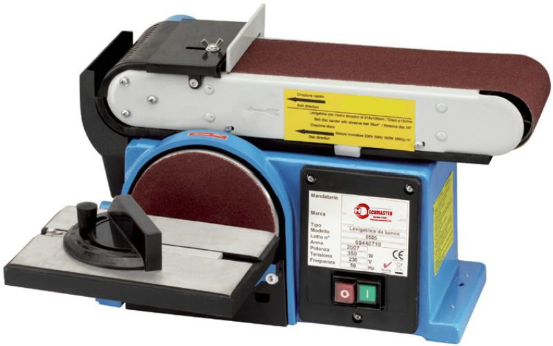 Lijadora de cinturón y disco 100x914 mm 150 mm 370W BDS-460