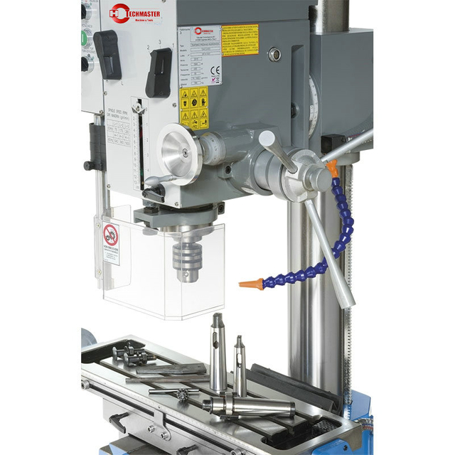 Máquina de perforación de alimentación y fresado manual del huso de la cabeza del engranaje de soporte (BF40)