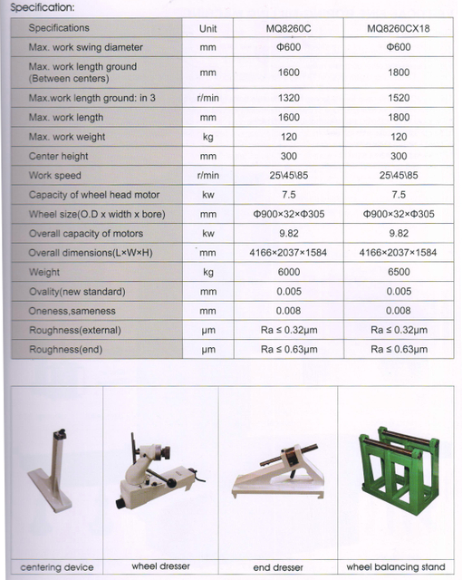 Máquina de molienda del cigüeñal MQ8260C Serie 