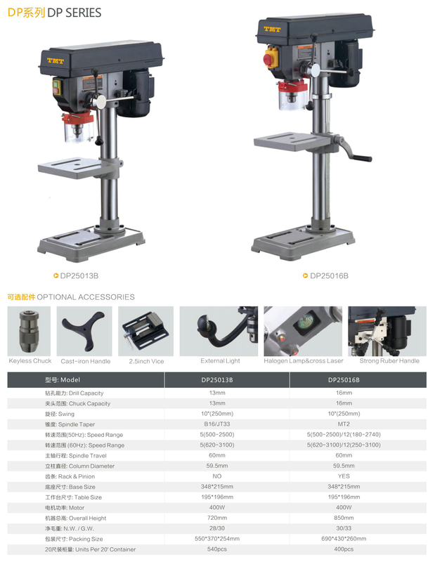 DP Series Drill Press DP25013B-DP20016B