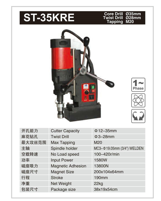 Taladro magnético ST-35kre