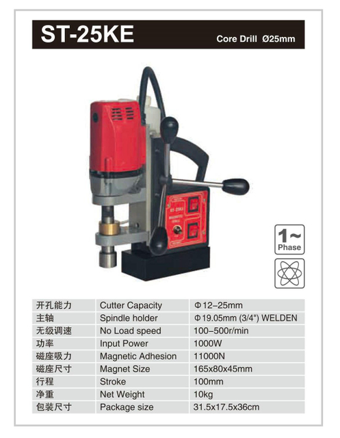 Taladro magnético ST-25ke