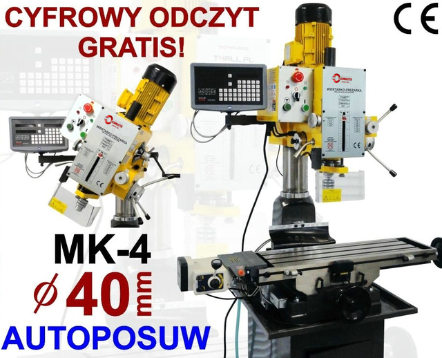 Máquina de perforación y fresado totalmente industrial Velocidad de Vario Zay7040v