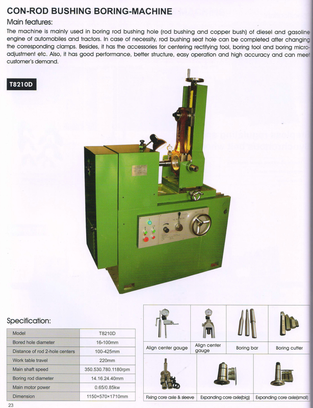 Buje de estafa -máquina -máquina T8210D