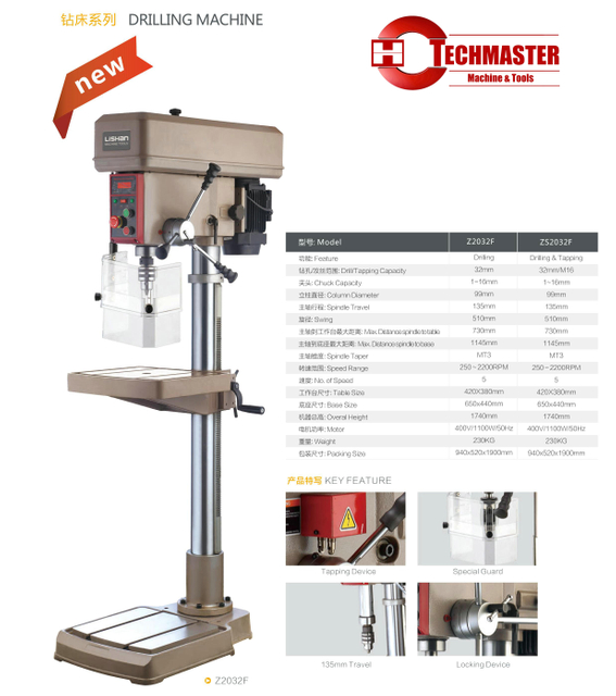 Máquina de perforación ZS2032F