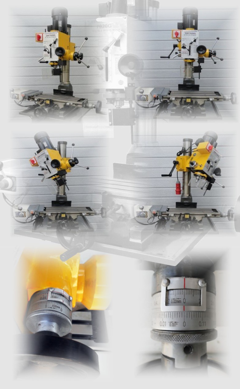 Máquina de perforación totalmente industrial ZX7020G