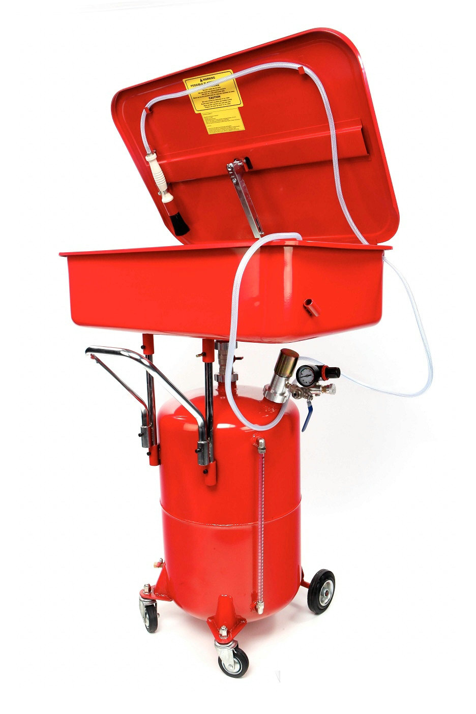 Pneumatische ontvetterbak