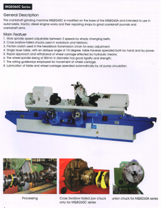 Máquina de molienda del cigüeñal MQ8260C Serie 