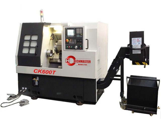  Cama inclinada horizontal CNC torno ck600t