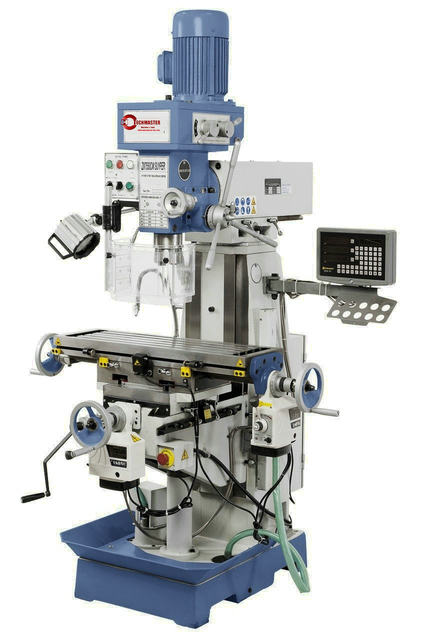 ZX7550CW Universal Mill Gear Drive con lectura digital de 3 ejes,