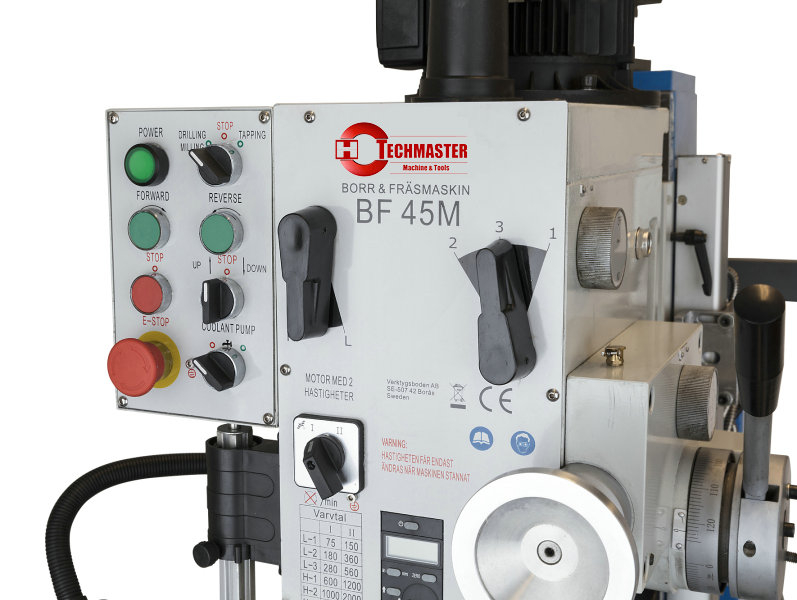 Máquina de perforación y fresado del banco de alimentación de potencia (BF45M)