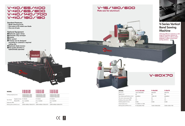 Máquina de aserración de banda de metal V40 // 60-V40/65-V40/70 Serie 