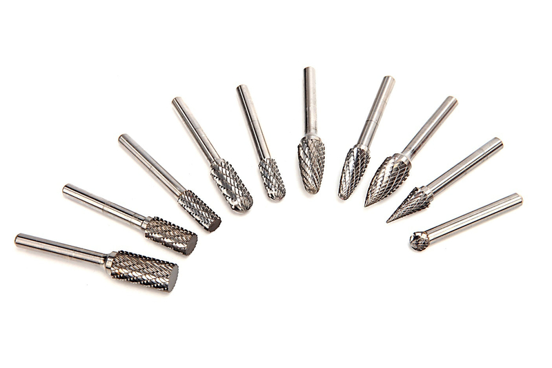 10-Delige Profi HM Frezenset (Opname de 6 mm