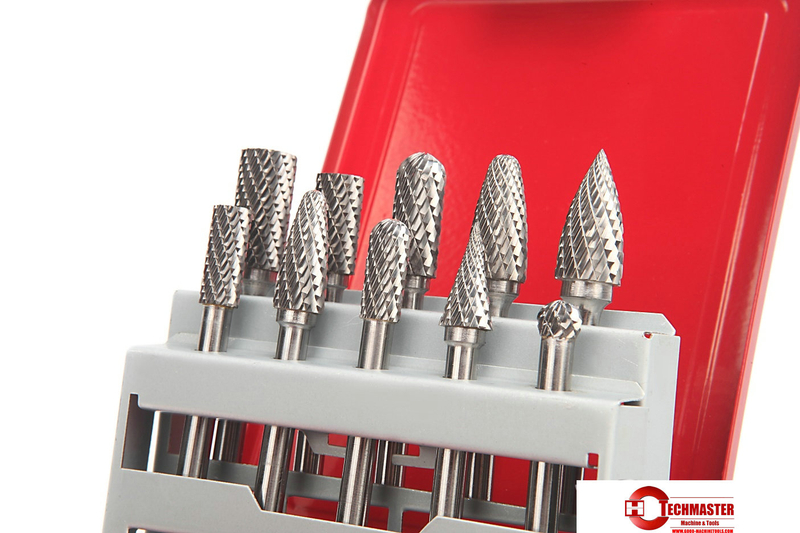 10-Delige Profi HM Frezenset (Opname de 6 mm