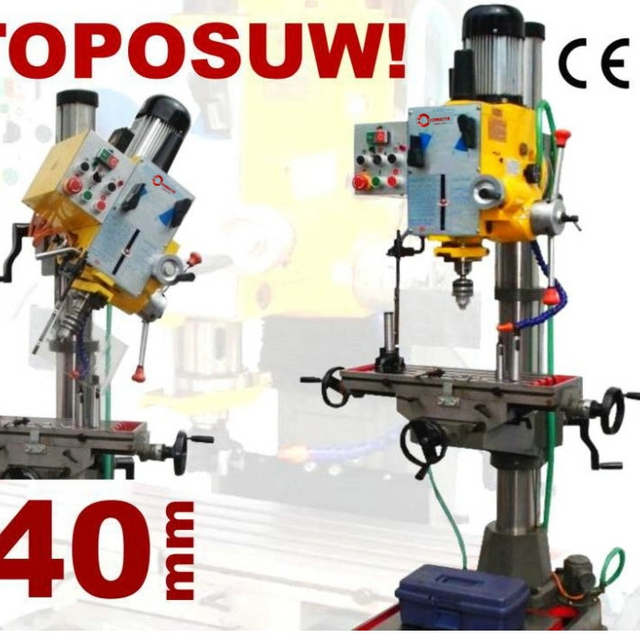 Máquina de perforación y fresado totalmente industriales ZX-40BPC