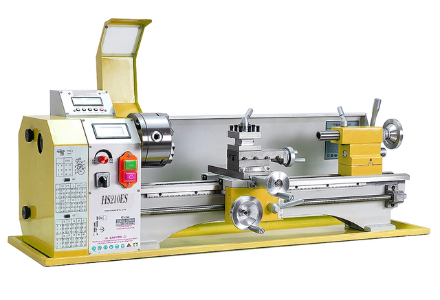 HC210ESX800 AUTO Izquierda y el rosca derecha haciendo mini máquina de torno de metal CNC