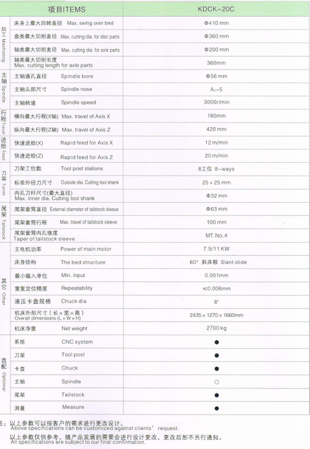 Torno de CNC de función completa 