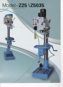 Máquina de perforación y fresado Z5035