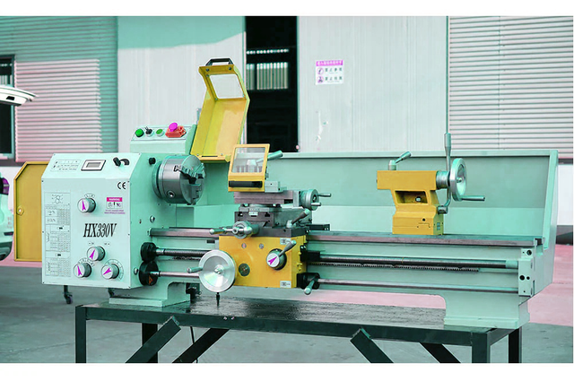 HX330V Plus (330x915 mm) Vario 1500W Motor con Chuck 915*330 mm Máquina de torno de metal de bricolaje