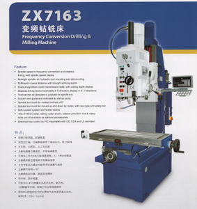 Máquina de perforación y fresado ZX7163