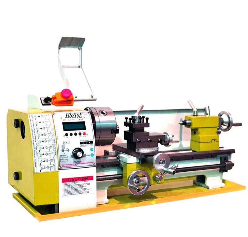 HS210E Auto izquierda y derecha haciendo mini máquina de torno de metal CNC