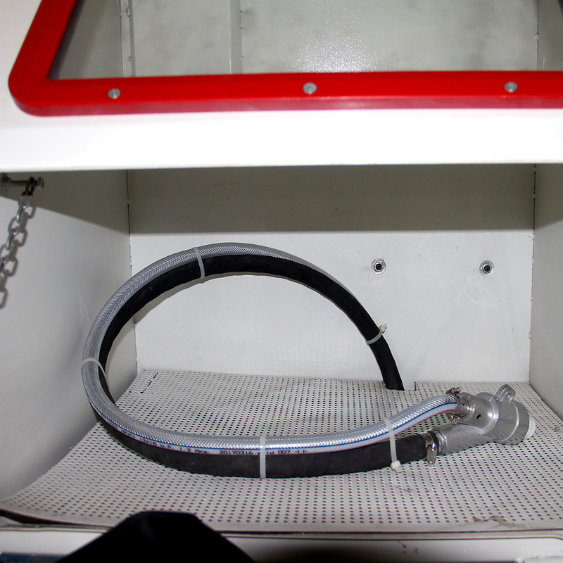 Máquina de explosión de arena de acero de succión manual