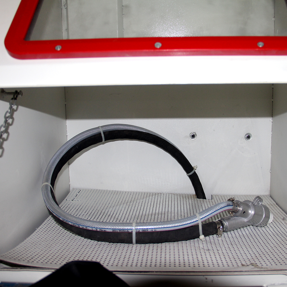 Máquina de explosión de arena de acero de succión manual