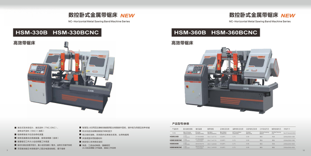 Serie NC -Horizontal Metal Sawing Band Machine Series HSM360B/HSM360BCNC